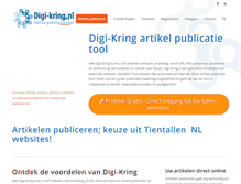 Tablet Screenshot of digi-kring.nl